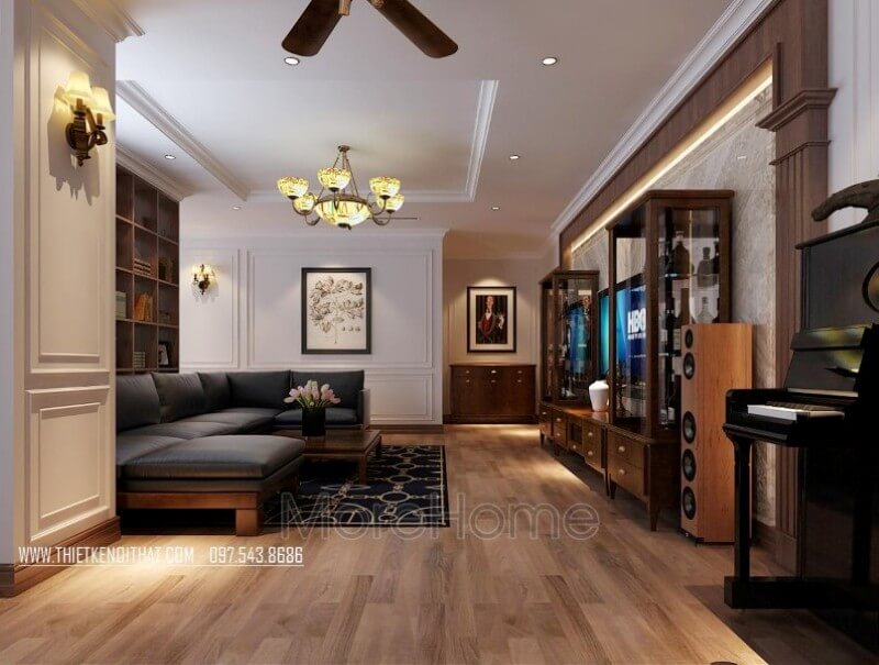 Trang trí nội thất chung cư Park Hill cao cấp phong cách hiện đại thiết kế nội thất chung cư