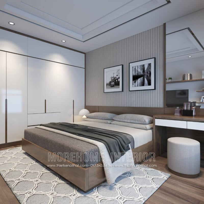 Giường ngủ chung cư hiện đại Giường ngủ chung cư hiện đại