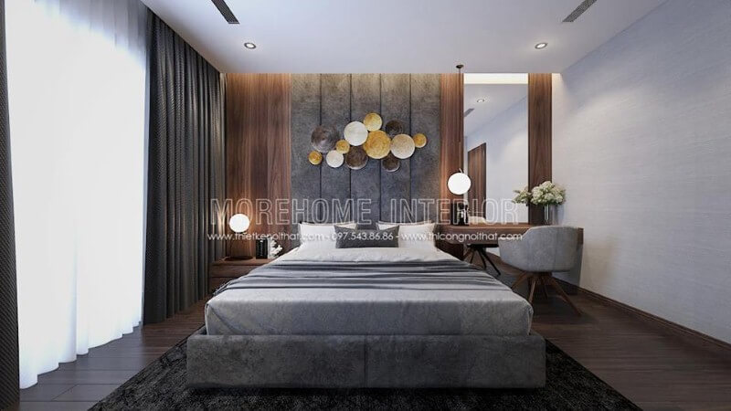 Giường ngủ chung cư hiện đại Giường ngủ chung cư hiện đại