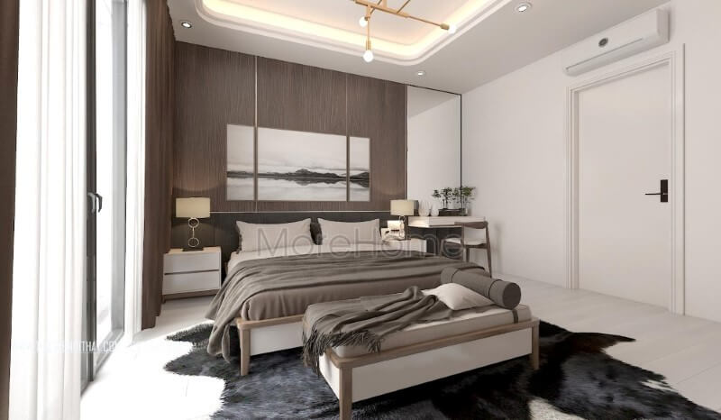 Giường ngủ chung cư hiện đại Giường ngủ chung cư hiện đại