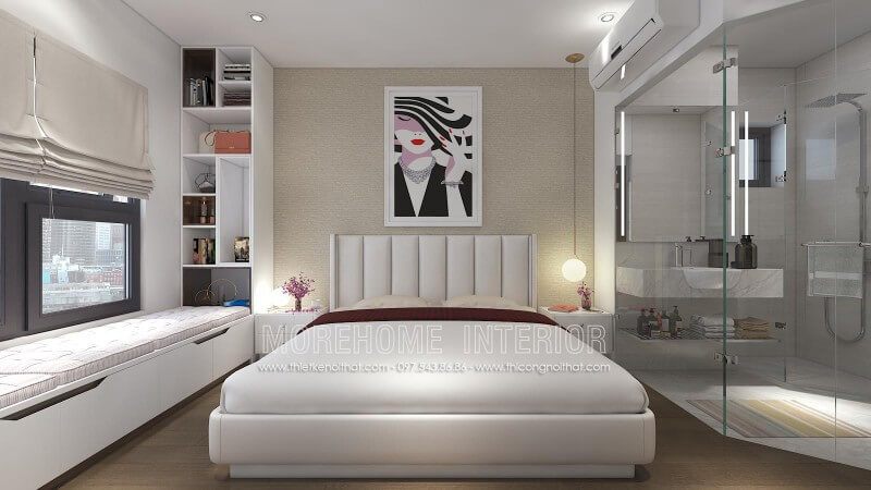 Mẫu giường ngủ bọc da phong cách hiện đại cho các căn hộ chung cư cao cấp