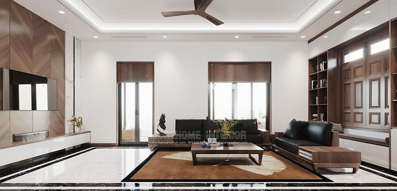 Để tạo nên một không gian sống hiện đại và đẹp mắt, hãy thử sử dụng gỗ óc chó để trang trí phòng khách của bạn và gia đình.