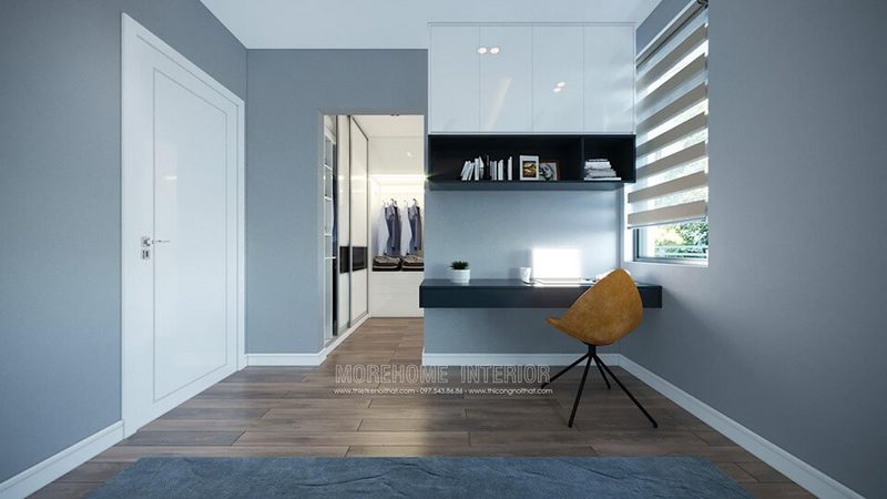 Mẫu cửa gỗ hiện đại với phong cách sang trọng là sự lựa chọn hoàn hảo cho phòng ngủ của bé trai.