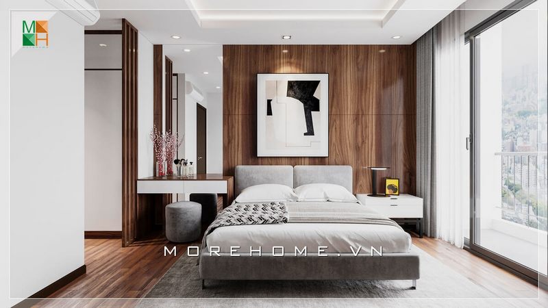 Morehome giới thiệu một loạt các mẫu thiết kế nội thất phòng ngủ dành cho các căn hộ chung cư, nhà phố, biệt thự hiện đại và sang trọng. Chúng được làm từ vật liệu chính là gỗ tự nhiên, mang lại cảm giác ấm áp và thư thái từ thiên nhiên.